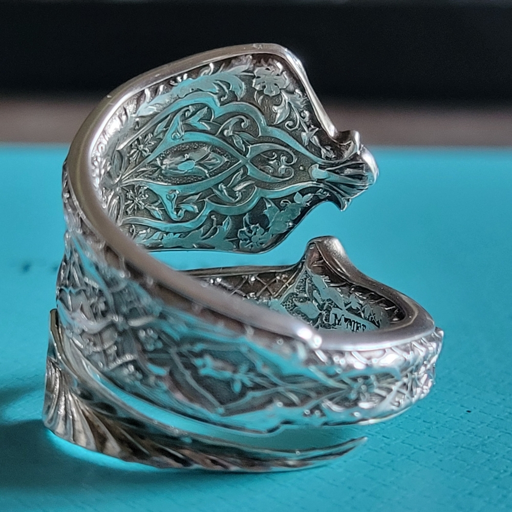 1872 Tiffany & Co. Persian Nut Pick Ring Sterling Silver Luxury Vintage #155 - Picture 9 of 15